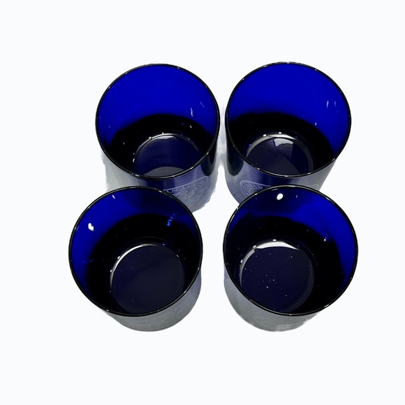 2003 FLORIDA INAUGURAL COMMITTEE FOR BUSH/BROGAN BLUE GLASSES - SET OF 4 - Picture 4 of 6